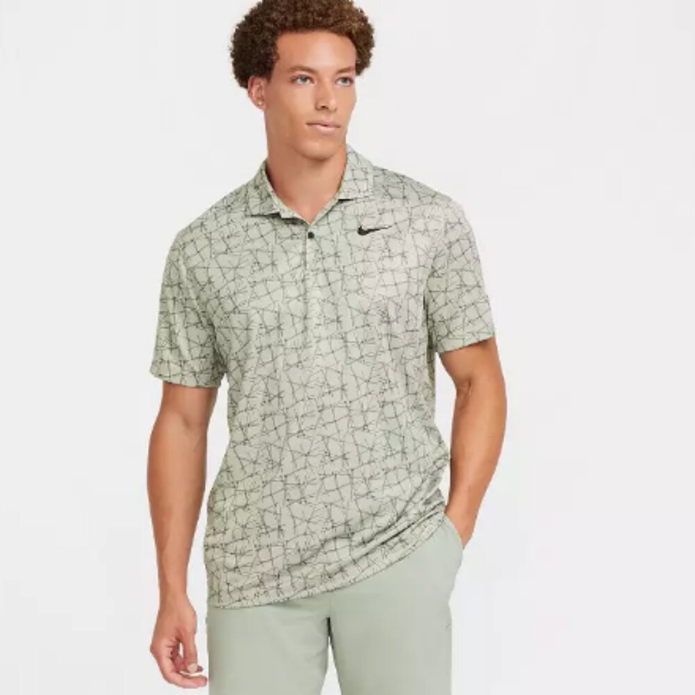 NWT New Nike Men's Dri-FIT Victory+ Pine Needle Print Golf Polo Small S Shirt - Picture 1 of 4